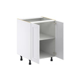 Hugo&Borg Rosemont 24-in W x 34.5-in H x 24-in D Glacier White Base Fully Assembled Cabinet (Flat Panel Shaker Door Style)