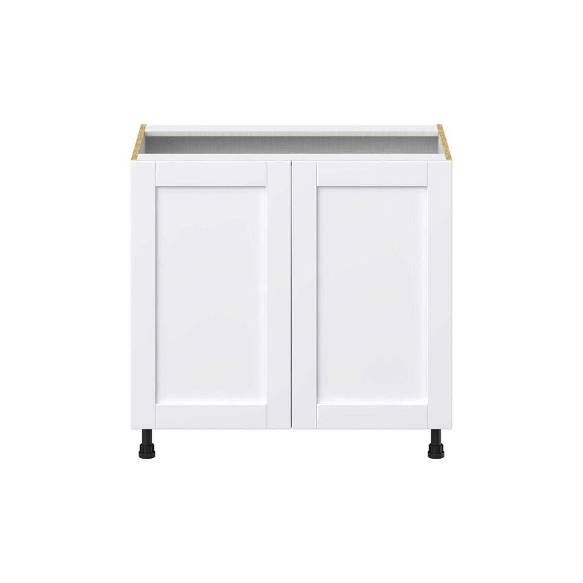 Hugo&Borg Rosemont 36-in W x 34.5-in H x 24-in D Glacier White Base Fully Assembled Cabinet (Flat Panel Shaker Door Style)
