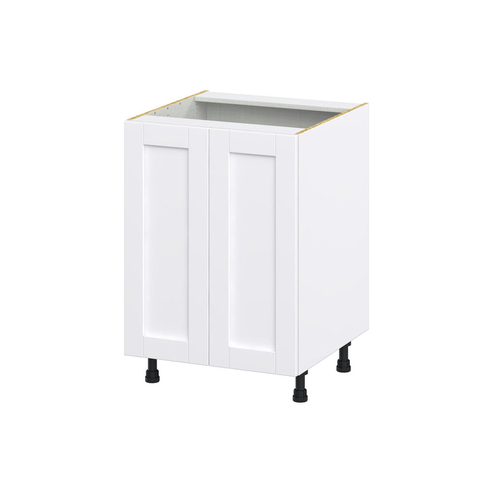 Hugo&Borg Rosemont 24-in W x 34.5-in H x 24-in D Glacier White 3-Drawers Base Fully Assembled Cabinet (Flat Panel Shaker Style)