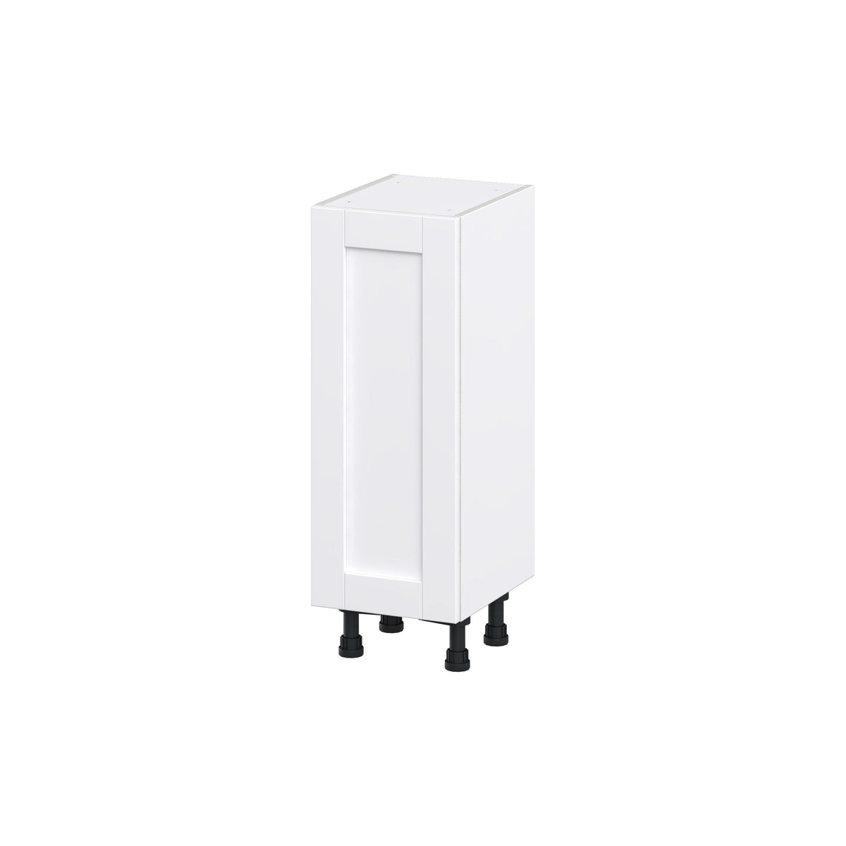 Hugo&Borg Rosemont 13-in W x 34.5-in H x 14-in D Glacier White Base Fully Assembled Cabinet (Flat Panel Shaker Door Style)