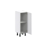 Hugo&Borg Rosemont 13-in W x 34.5-in H x 14-in D Glacier White Base Fully Assembled Cabinet (Flat Panel Shaker Door Style)
