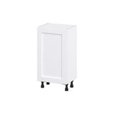 Hugo&Borg Rosemont 18-in W x 34.5-in H x 14-in D Glacier White Base Fully Assembled Cabinet (Flat Panel Shaker Door Style)