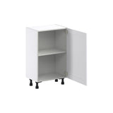 Hugo&Borg Rosemont 21-in W x 34.5-in H x 14-in D Glacier White Base Fully Assembled Cabinet (Flat Panel Shaker Door Style)