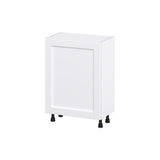 Hugo&Borg Rosemont 24-in W x 34.5-in H x 14-in D Glacier White Base Fully Assembled Cabinet (Flat Panel Shaker Door Style)