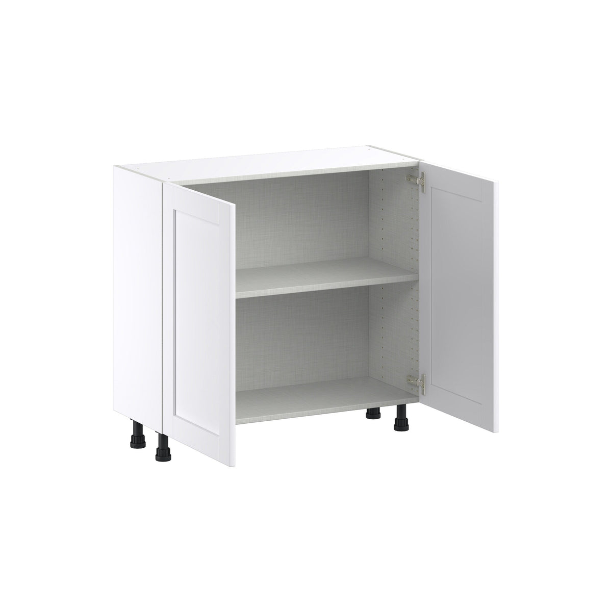 Hugo&Borg Rosemont 36-in W x 34.5-in H x 14-in D Glacier White Base Fully Assembled Cabinet (Flat Panel Shaker Door Style)