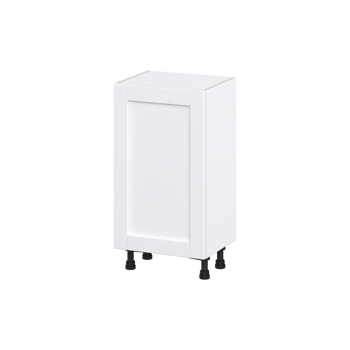 Hugo&Borg Rosemont 18-in W x 34.5-in H x 14-in D Glacier White 3-Drawers Base Fully Assembled Cabinet (Flat Panel Shaker Style)