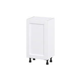 Hugo&Borg Rosemont 18-in W x 34.5-in H x 14-in D Glacier White 3-Drawers Base Fully Assembled Cabinet (Flat Panel Shaker Style)