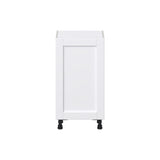 Hugo&Borg Rosemont 18-in W x 34.5-in H x 14-in D Glacier White 3-Drawers Base Fully Assembled Cabinet (Flat Panel Shaker Style)