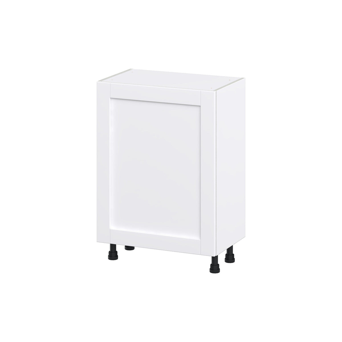 Hugo&Borg Rosemont 24-in W x 34.5-in H x 14-in D Glacier White 3-Drawers Base Fully Assembled Cabinet (Flat Panel Shaker Style)