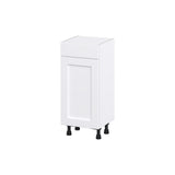 Hugo&Borg Rosemont 15-in W x 34.5-in H x 14-in D Glacier White 1-Drawer Base Fully Assembled Cabinet (Flat Panel Shaker Style)