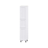 Hugo&Borg Rosemont 15-in W x 84.5-in H x 24-in D Glacier White Pantry Fully Assembled Cabinet (Flat Panel Shaker Door Style)