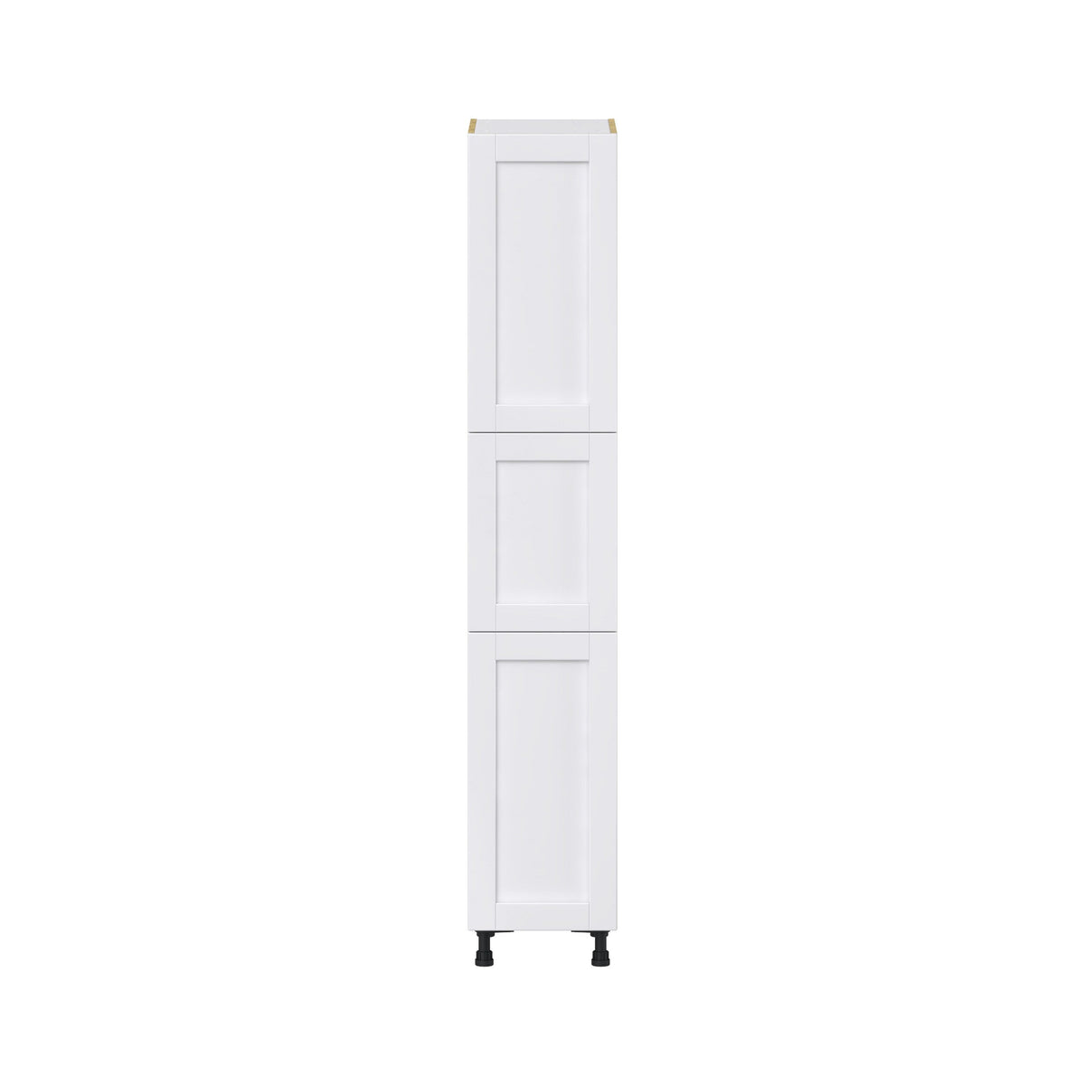 Hugo&Borg Rosemont 15-in W x 84.5-in H x 24-in D Glacier White Pantry Fully Assembled Cabinet (Flat Panel Shaker Door Style)