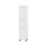 Hugo&Borg Rosemont 18-in W x 84.5-in H x 24-in D Glacier White Pantry Fully Assembled Cabinet (Flat Panel Shaker Door Style)