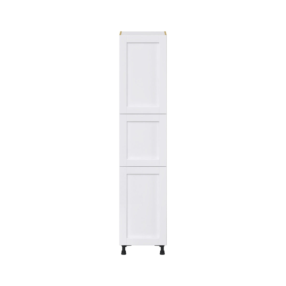 Hugo&Borg Rosemont 18-in W x 84.5-in H x 24-in D Glacier White Pantry Fully Assembled Cabinet (Flat Panel Shaker Door Style)