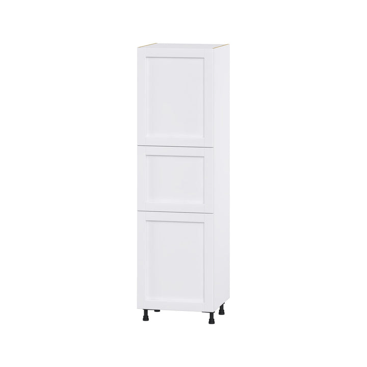 Hugo&Borg Rosemont 24-in W x 84.5-in H x 24-in D Glacier White Pantry Fully Assembled Cabinet (Flat Panel Shaker Door Style)
