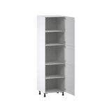 Hugo&Borg Rosemont 24-in W x 84.5-in H x 24-in D Glacier White Pantry Fully Assembled Cabinet (Flat Panel Shaker Door Style)