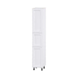Hugo&Borg Rosemont 15-in W x 89.5-in H x 24-in D Glacier White Pantry Fully Assembled Cabinet (Flat Panel Shaker Door Style)