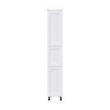 Hugo&Borg Rosemont 15-in W x 89.5-in H x 24-in D Glacier White Pantry Fully Assembled Cabinet (Flat Panel Shaker Door Style)