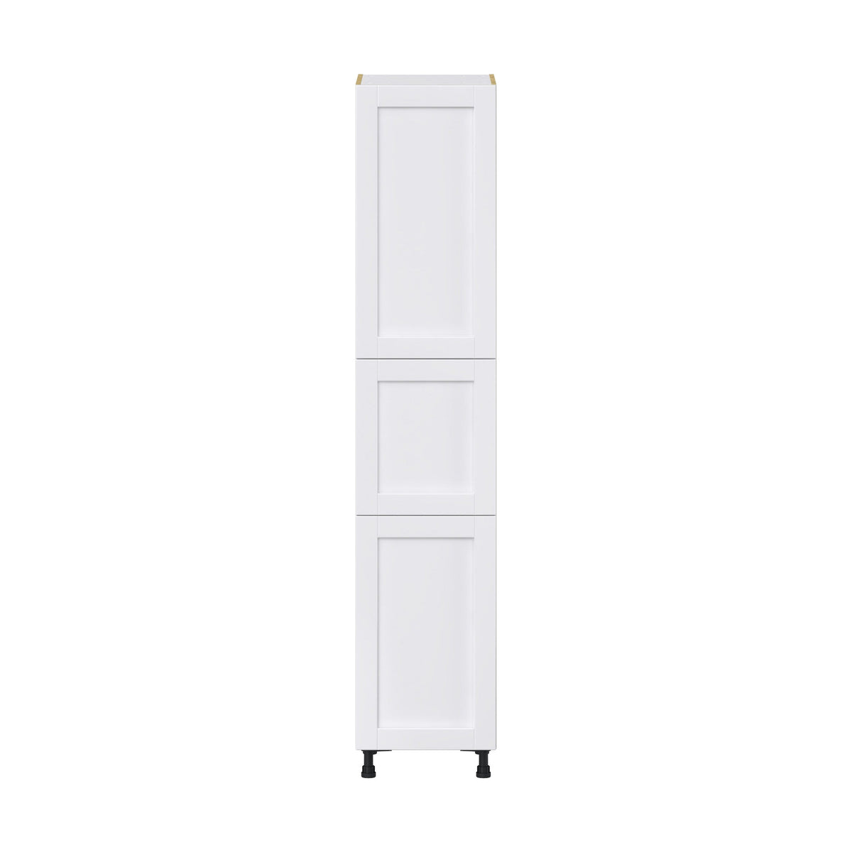 Hugo&Borg Rosemont 18-in W x 89.5-in H x 24-in D Glacier White Pantry Fully Assembled Cabinet (Flat Panel Shaker Door Style)