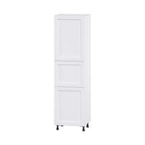 Hugo&Borg Rosemont 24-in W x 89.5-in H x 24-in D Glacier White Pantry Fully Assembled Cabinet (Flat Panel Shaker Door Style)