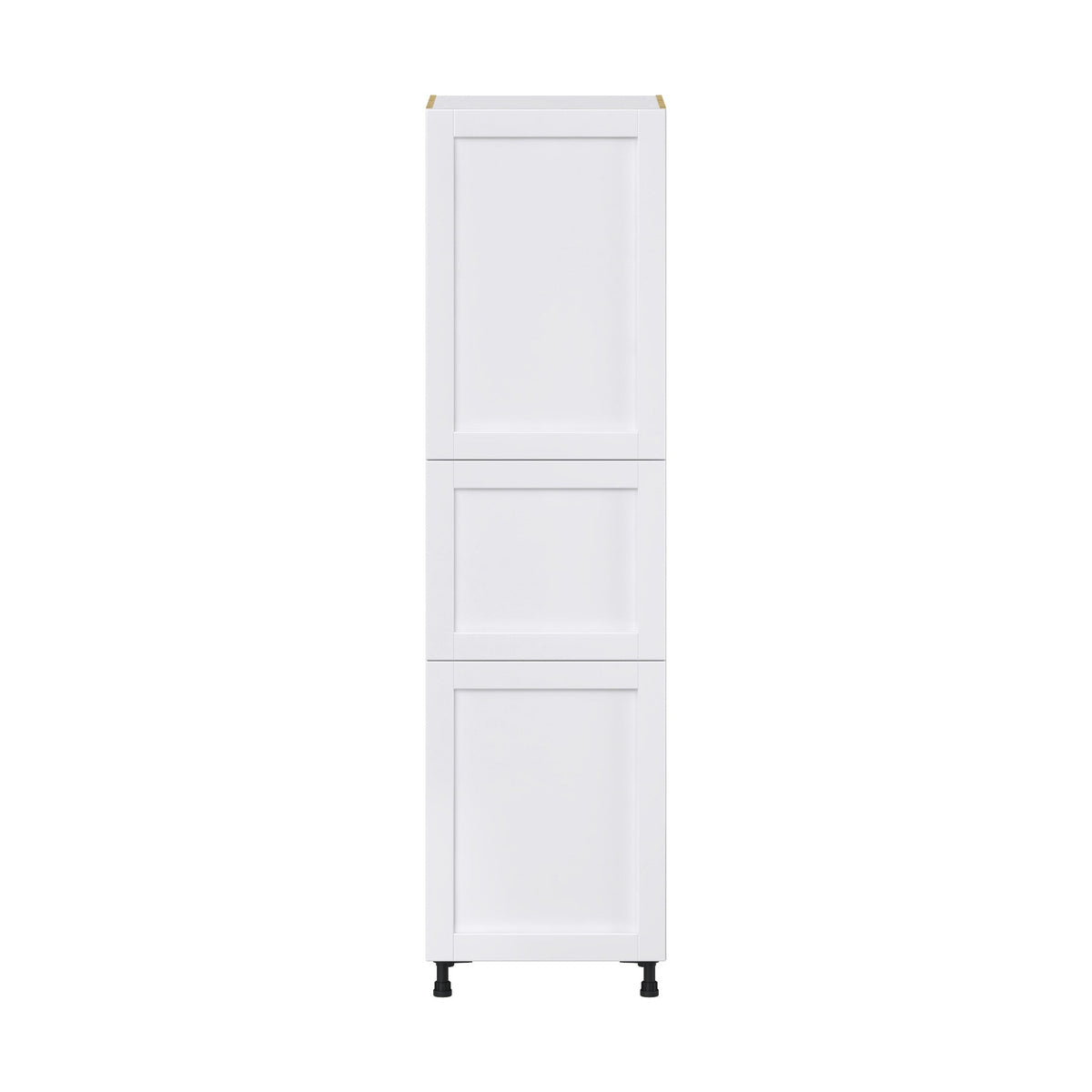 Hugo&Borg Rosemont 24-in W x 89.5-in H x 24-in D Glacier White Pantry Fully Assembled Cabinet (Flat Panel Shaker Door Style)