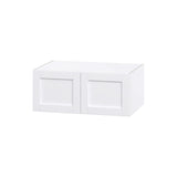 Hugo&Borg Rosemont 36-in W x 15-in H x 24-in D Glacier White Wall Fully Assembled Cabinet (Flat Panel Shaker Door Style)