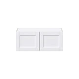 Hugo&Borg Rosemont 36-in W x 15-in H x 24-in D Glacier White Wall Fully Assembled Cabinet (Flat Panel Shaker Door Style)