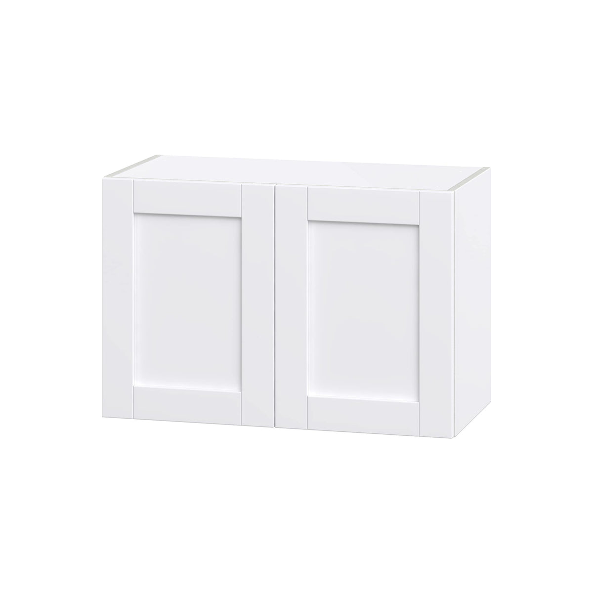 Hugo&Borg Rosemont 30-in W x 20-in H x 14-in D Glacier White Wall Fully Assembled Cabinet (Flat Panel Shaker Door Style)