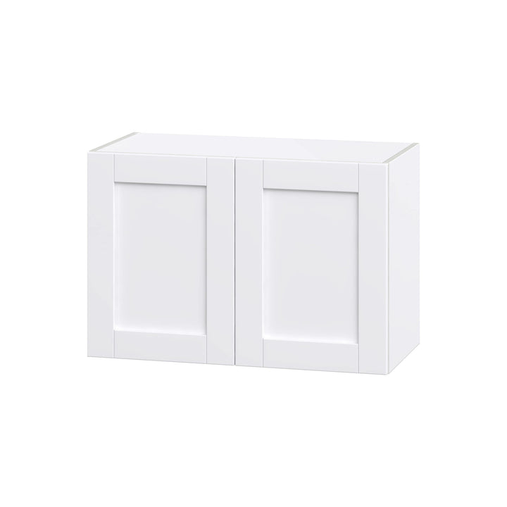 Hugo&Borg Rosemont 30-in W x 20-in H x 14-in D Glacier White Wall Fully Assembled Cabinet (Flat Panel Shaker Door Style)