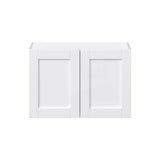 Hugo&Borg Rosemont 30-in W x 20-in H x 14-in D Glacier White Wall Fully Assembled Cabinet (Flat Panel Shaker Door Style)
