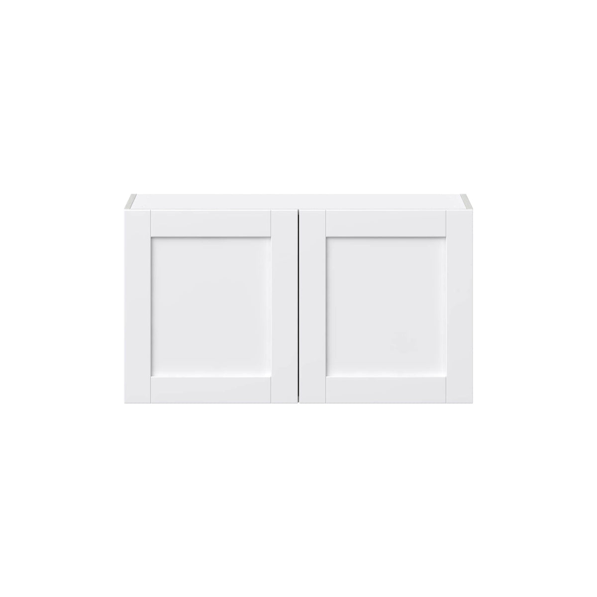 Hugo&Borg Rosemont 36-in W x 20-in H x 14-in D Glacier White Wall Fully Assembled Cabinet (Flat Panel Shaker Door Style)