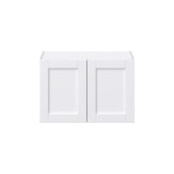 Hugo&Borg Rosemont 30-in W x 20-in H x 24-in D Glacier White Wall Fully Assembled Cabinet (Flat Panel Shaker Door Style)