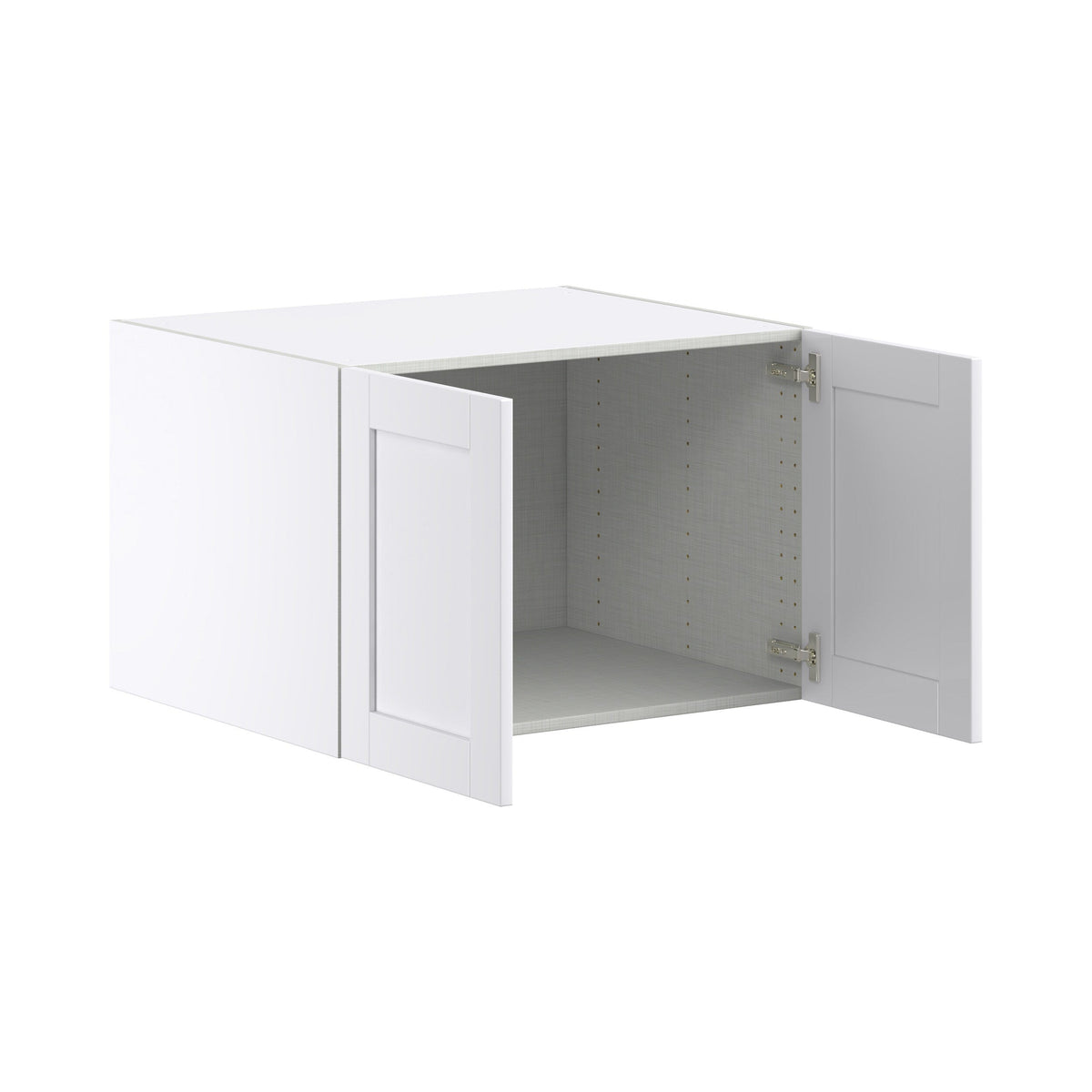 Hugo&Borg Rosemont 30-in W x 20-in H x 24-in D Glacier White Wall Fully Assembled Cabinet (Flat Panel Shaker Door Style)