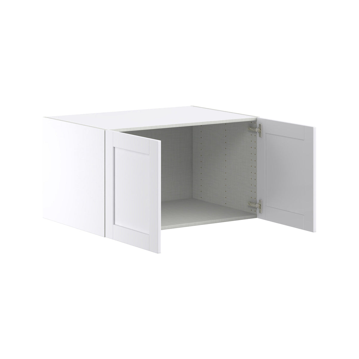 Hugo&Borg Rosemont 36-in W x 20-in H x 24-in D Glacier White Wall Fully Assembled Cabinet (Flat Panel Shaker Door Style)