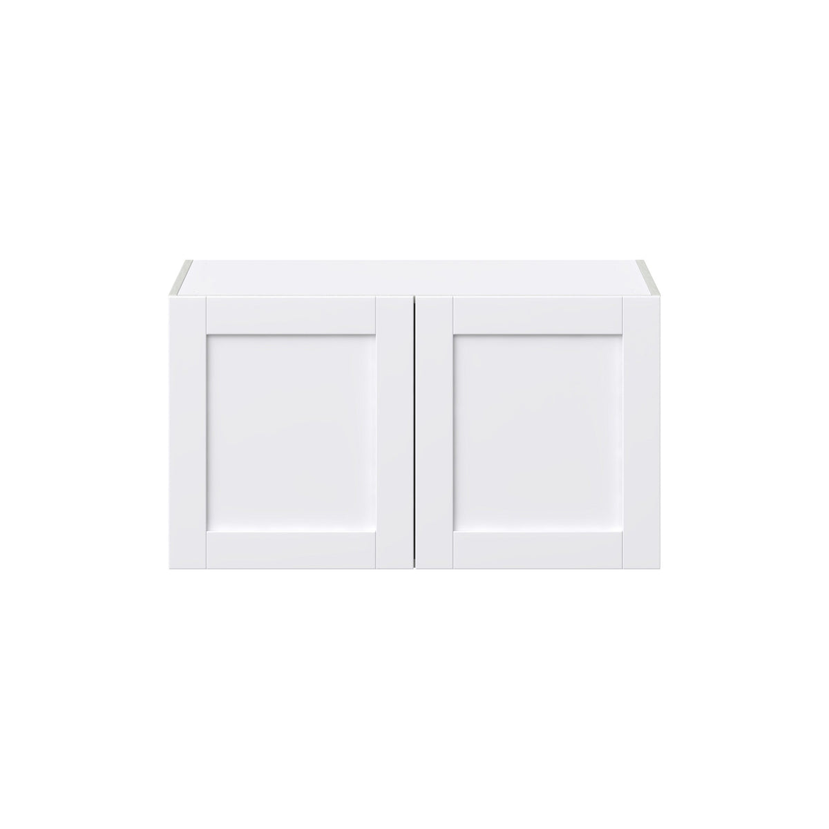 Hugo&Borg Rosemont 36-in W x 20-in H x 24-in D Glacier White Wall Fully Assembled Cabinet (Flat Panel Shaker Door Style)