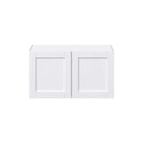 Hugo&Borg Rosemont 36-in W x 20-in H x 24-in D Glacier White Wall Fully Assembled Cabinet (Flat Panel Shaker Door Style)