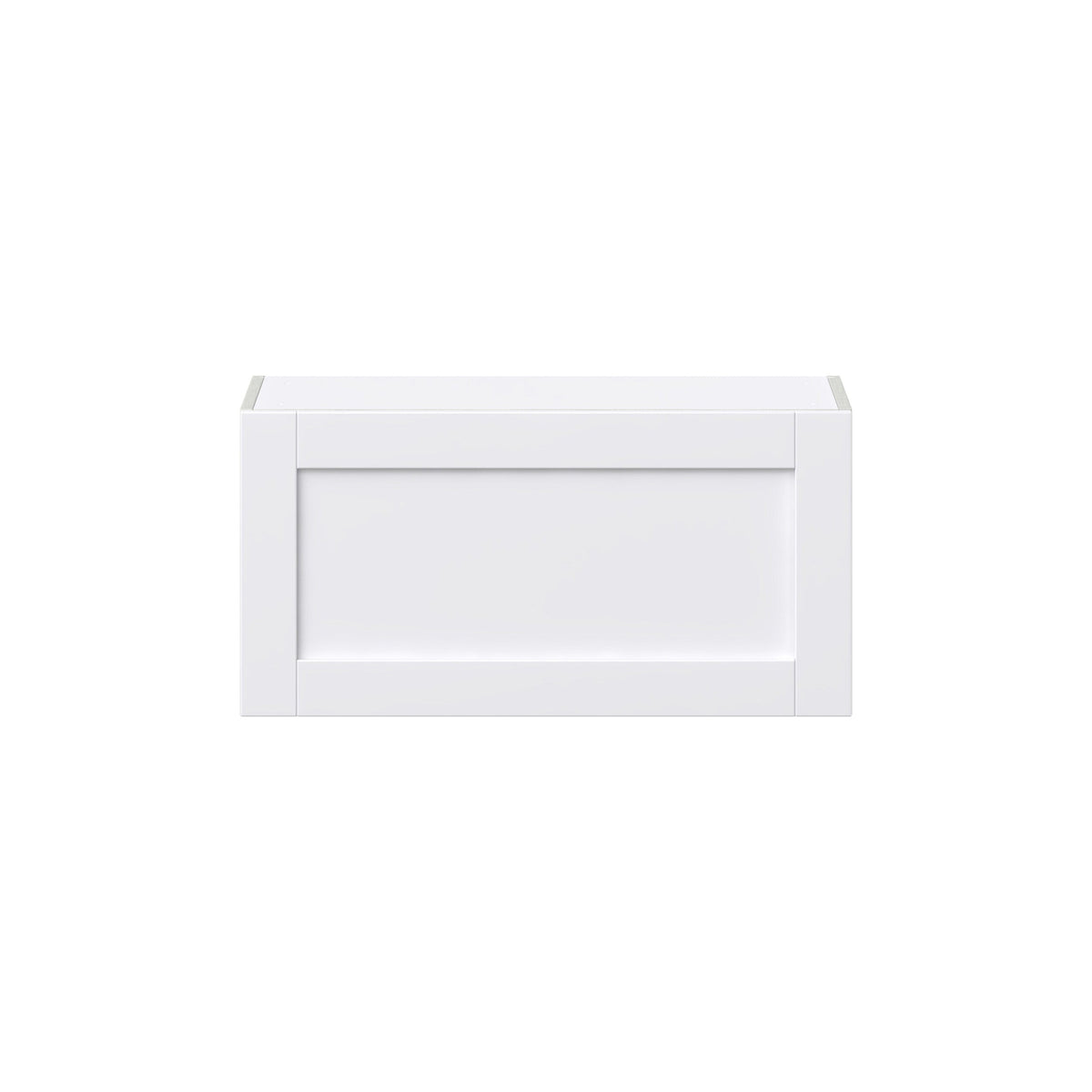 Hugo&Borg Rosemont 30-in W x 15-in H x 14-in D Glacier White Wall Fully Assembled Cabinet (Flat Panel Shaker Door Style)