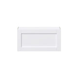 Hugo&Borg Rosemont 30-in W x 15-in H x 14-in D Glacier White Wall Fully Assembled Cabinet (Flat Panel Shaker Door Style)