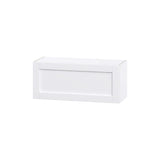 Hugo&Borg Rosemont 36-in W x 15-in H x 14-in D Glacier White Wall Fully Assembled Cabinet (Flat Panel Shaker Door Style)