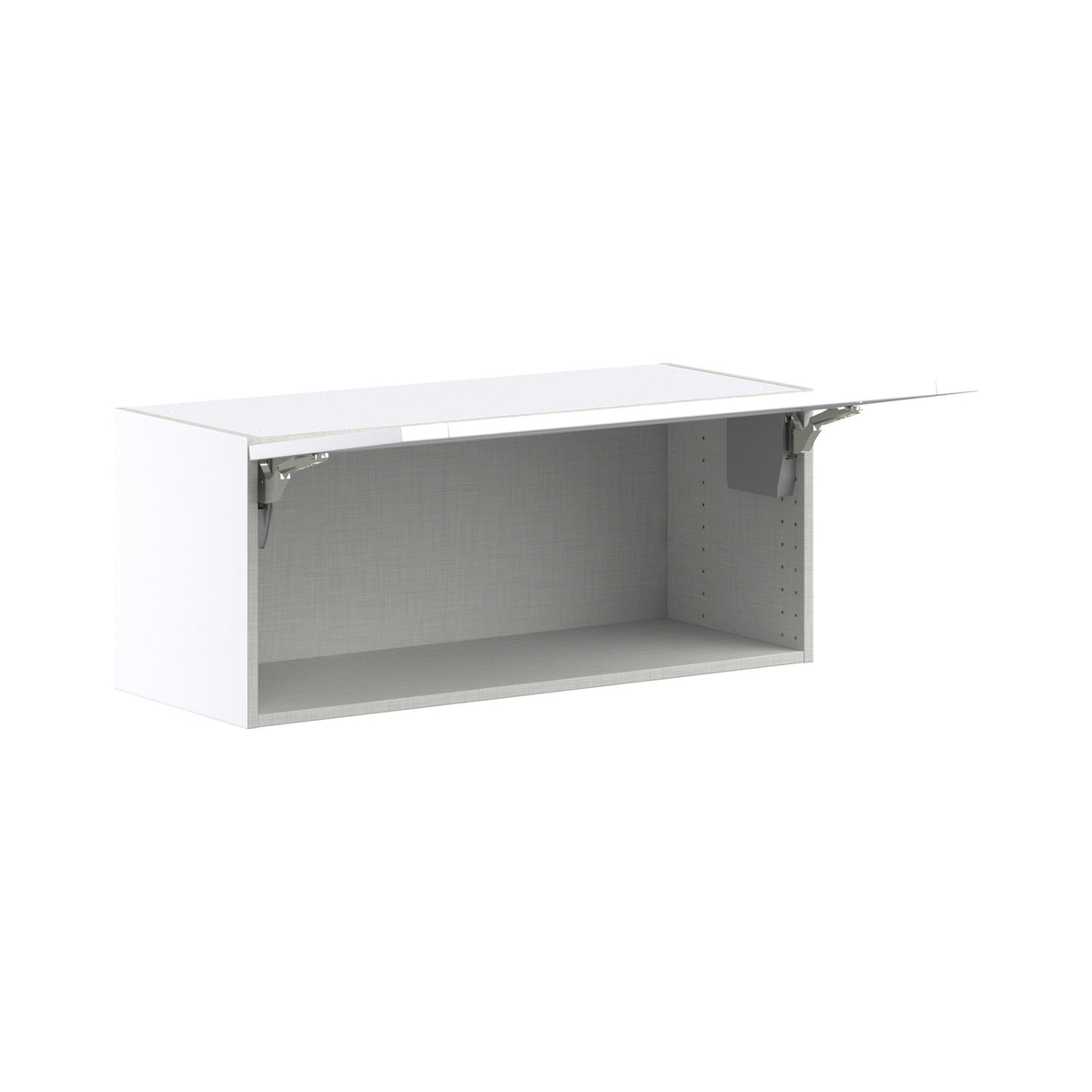 Hugo&Borg Rosemont 36-in W x 15-in H x 14-in D Glacier White Wall Fully Assembled Cabinet (Flat Panel Shaker Door Style)