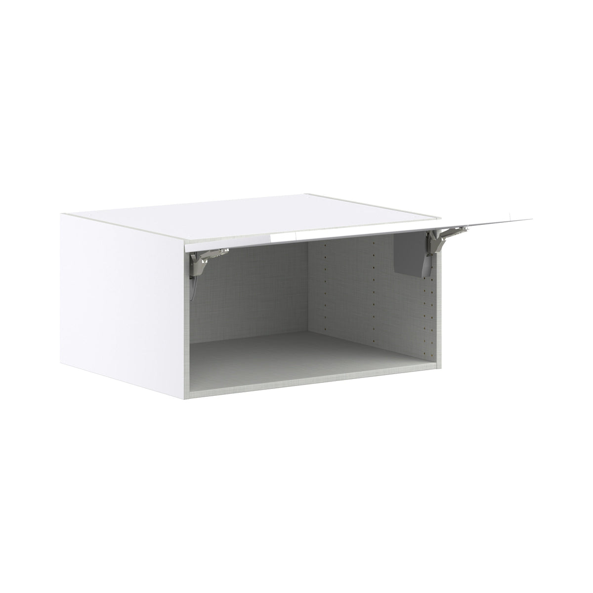 Hugo&Borg Rosemont 30-in W x 15-in H x 24-in D Glacier White Wall Fully Assembled Cabinet (Flat Panel Shaker Door Style)