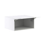 Hugo&Borg Rosemont 30-in W x 15-in H x 24-in D Glacier White Wall Fully Assembled Cabinet (Flat Panel Shaker Door Style)