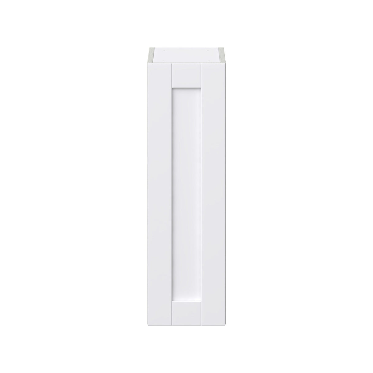 Hugo&Borg Rosemont 9-in W x 30-in H x 14-in D Glacier White Wall Fully Assembled Cabinet (Flat Panel Shaker Door Style)