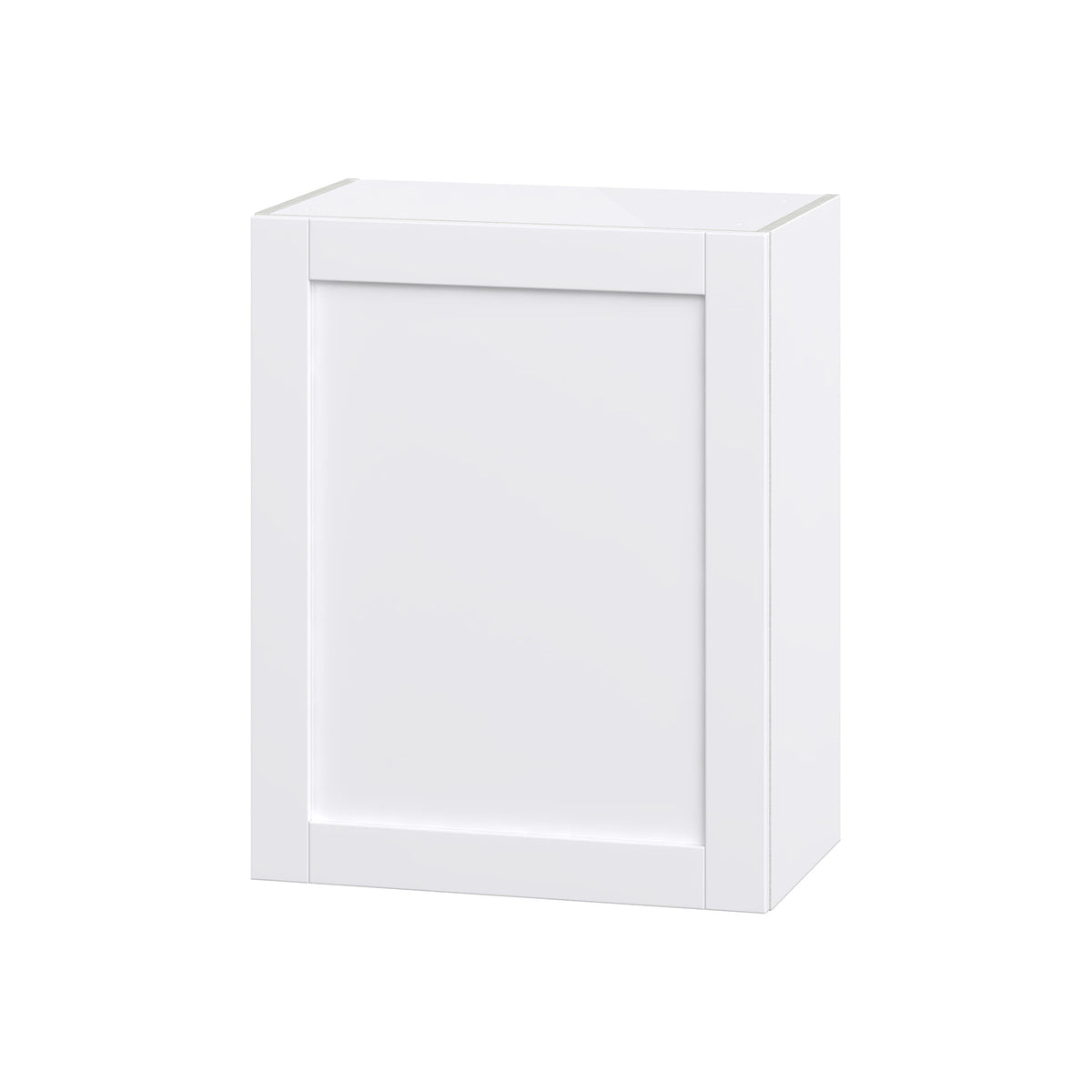 Hugo&Borg Rosemont 24-in W x 30-in H x 14-in D Glacier White Wall Fully Assembled Cabinet (Flat Panel Shaker Door Style)