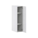 Hugo&Borg Rosemont 9-in W x 35-in H x 14-in D Glacier White Wall Fully Assembled Cabinet (Flat Panel Shaker Door Style)