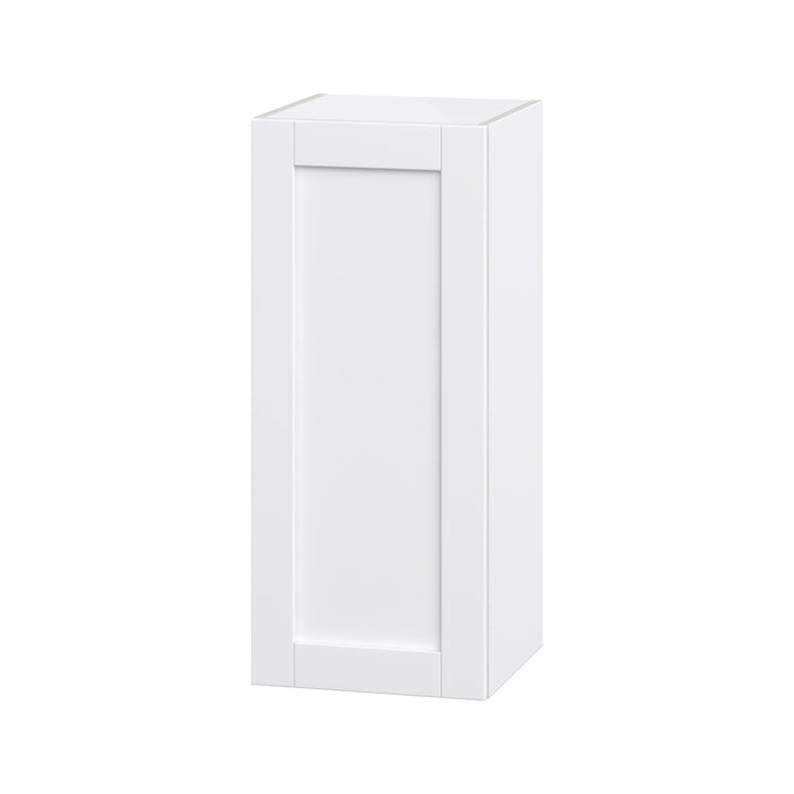 Hugo&Borg Rosemont 15-in W x 35-in H x 14-in D Glacier White Wall Fully Assembled Cabinet (Flat Panel Shaker Door Style)
