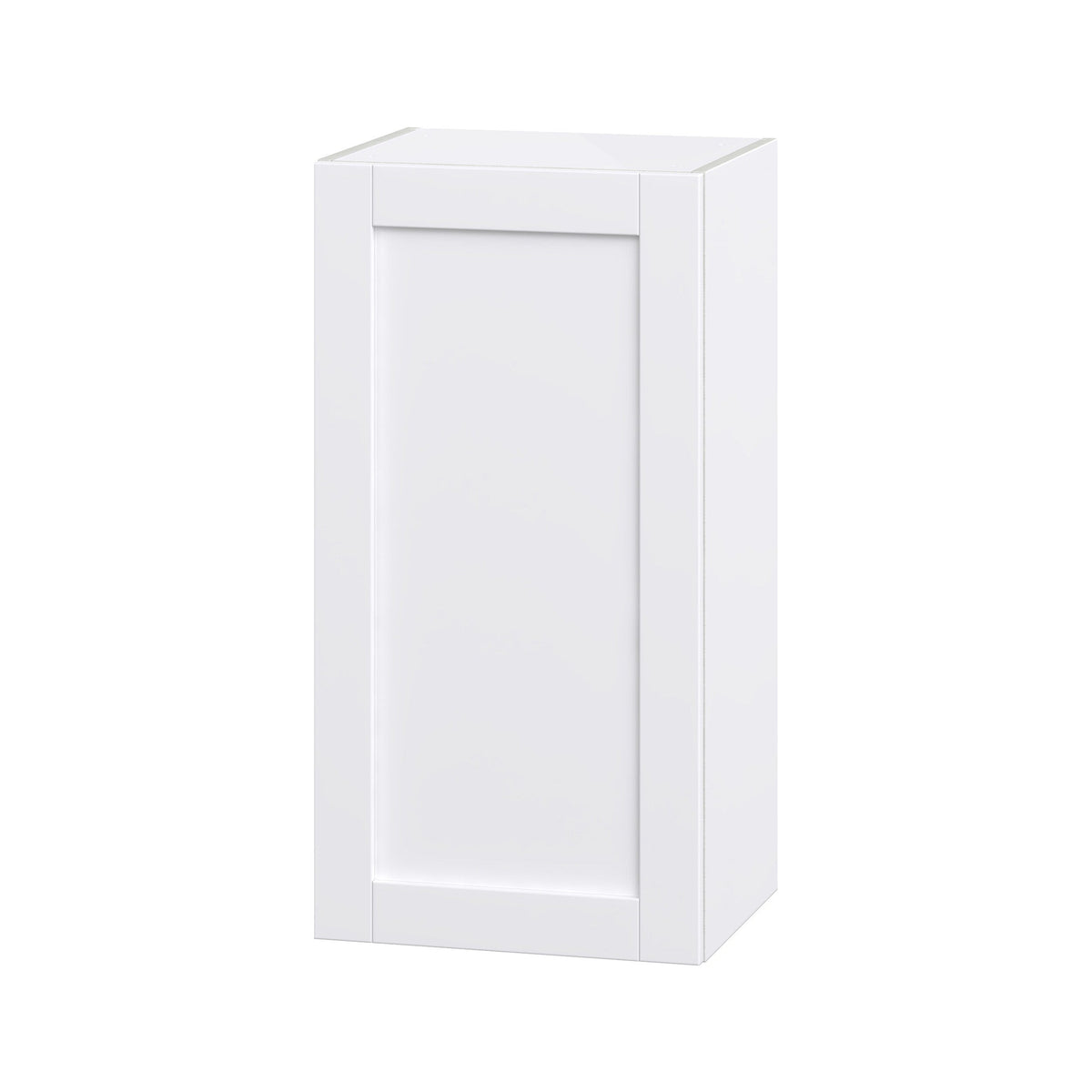 Hugo&Borg Rosemont 18-in W x 35-in H x 14-in D Glacier White Wall Fully Assembled Cabinet (Flat Panel Shaker Door Style)