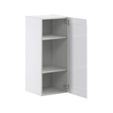 Hugo&Borg Rosemont 15-in W x 35-in H x 14-in D Glacier White Wall Fully Assembled Cabinet (Flat Panel Shaker Door Style)