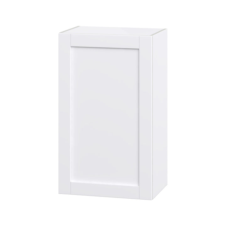 Hugo&Borg Rosemont 21-in W x 35-in H x 14-in D Glacier White Wall Fully Assembled Cabinet (Flat Panel Shaker Door Style)