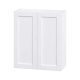 Hugo&Borg Rosemont 30-in W x 35-in H x 14-in D Glacier White Wall Fully Assembled Cabinet (Flat Panel Shaker Door Style)